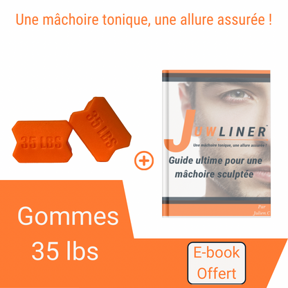 Gommes Juwliner ™ 35 lbs x 2 (débutant)